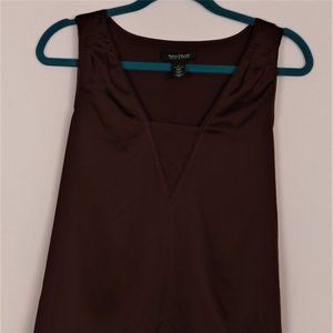 White House/Black Market Maroon Blouse